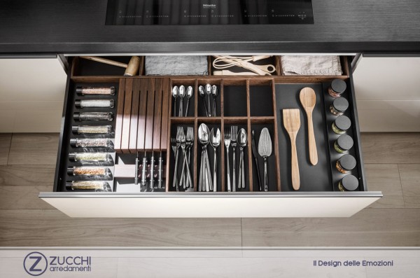 Carte d'arredo Accessori Cassetti e Pentoliere Rovere Smoked Dada Engineered 01