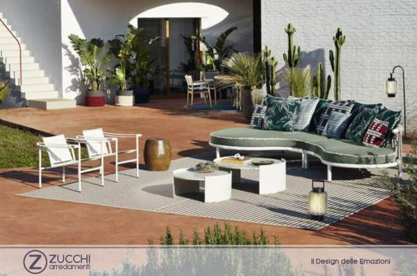Carte d'arredo Divano Sofà Trampoline Cassina Outdoor zucchi arredamenti made in italy 01