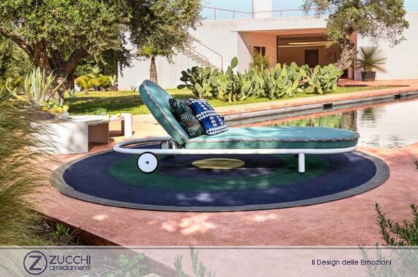 Carte d'arredo Lettino Deck Chair Trampoline Cassina Outdoor ZUCCHI arredamenti made in italy 01