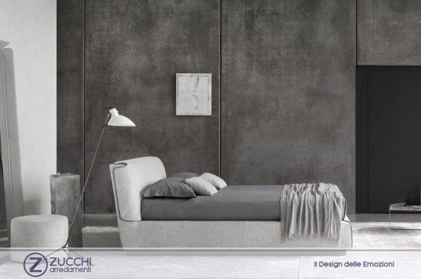 Carte d'arredo Letto Gentleman Testata Bassa Flou 01