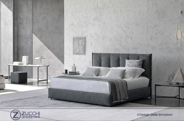 Carte d'arredo Letto Koi Flou Zucchi Arredamenti Made in Italy 01
