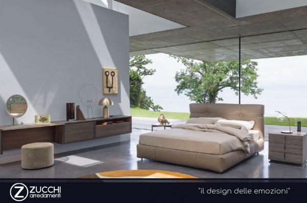 Carte d'arredo Letto Matrimoniale New Bond Flou 01