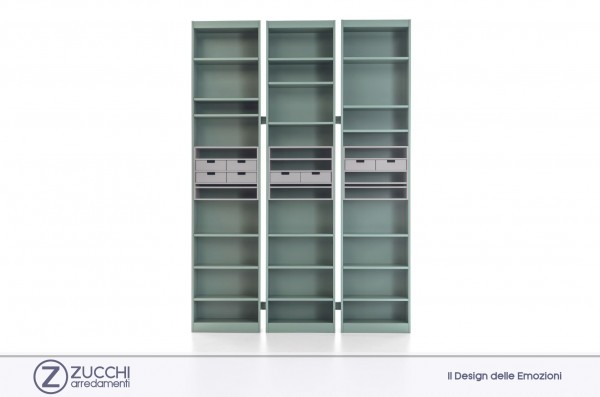 Carte d'arredo Libreria Bookcase Rialto Cassina ZUCCHI arredamenti made in italy 01