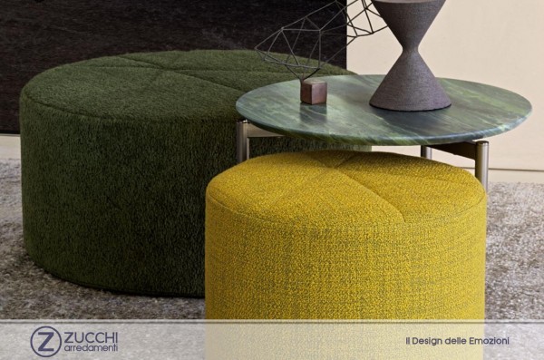 Carte d'arredo Pouf Moon Flou Zucchi 01