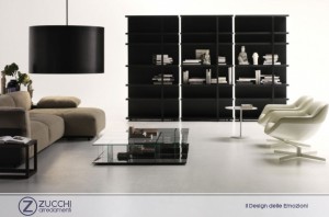 Piero Lissoni: Libreria Bookcase Mex Cassina zucchi arredamenti made in italy 01