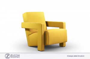 Gerrit Thomas Rietveld: Poltrona Utrecht PRO Cassina Zucchi Arredamenti 01
