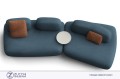 Divano Sofà Curve Art Nova Zucchi arredamenti made in italy 23