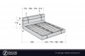 Letto Matrimoniale New Bond Flou 10