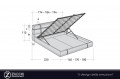 Letto Matrimoniale New Bond Flou 11