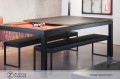 Tavolo Biliardo Acciaio Verniciato Billiard table Painted Metal Metal-Line Fusiontables Saluc ZUCCHI arredeamenti 02