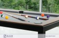 Tavolo Biliardo Acciaio Verniciato Billiard table Painted Metal Metal-Line Fusiontables Saluc ZUCCHI arredeamenti 07