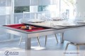 Tavolo Biliardo Acciaio Verniciato Billiard table Painted Metal Metal-Line Fusiontables Saluc ZUCCHI arredeamenti 14