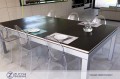 Tavolo Biliardo Acciaio Verniciato Billiard table Painted Metal Metal-Line Fusiontables Saluc ZUCCHI arredeamenti 18
